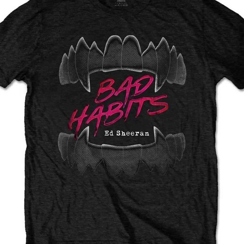 Ed Sheeran Bad Habits Pop Music Fan Graphic Unisex T-Shirt